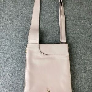Radley London Medium Pockets Leather Messenger Crossbody Bag in Mink